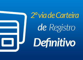 2 via de carteira de registro definitivo